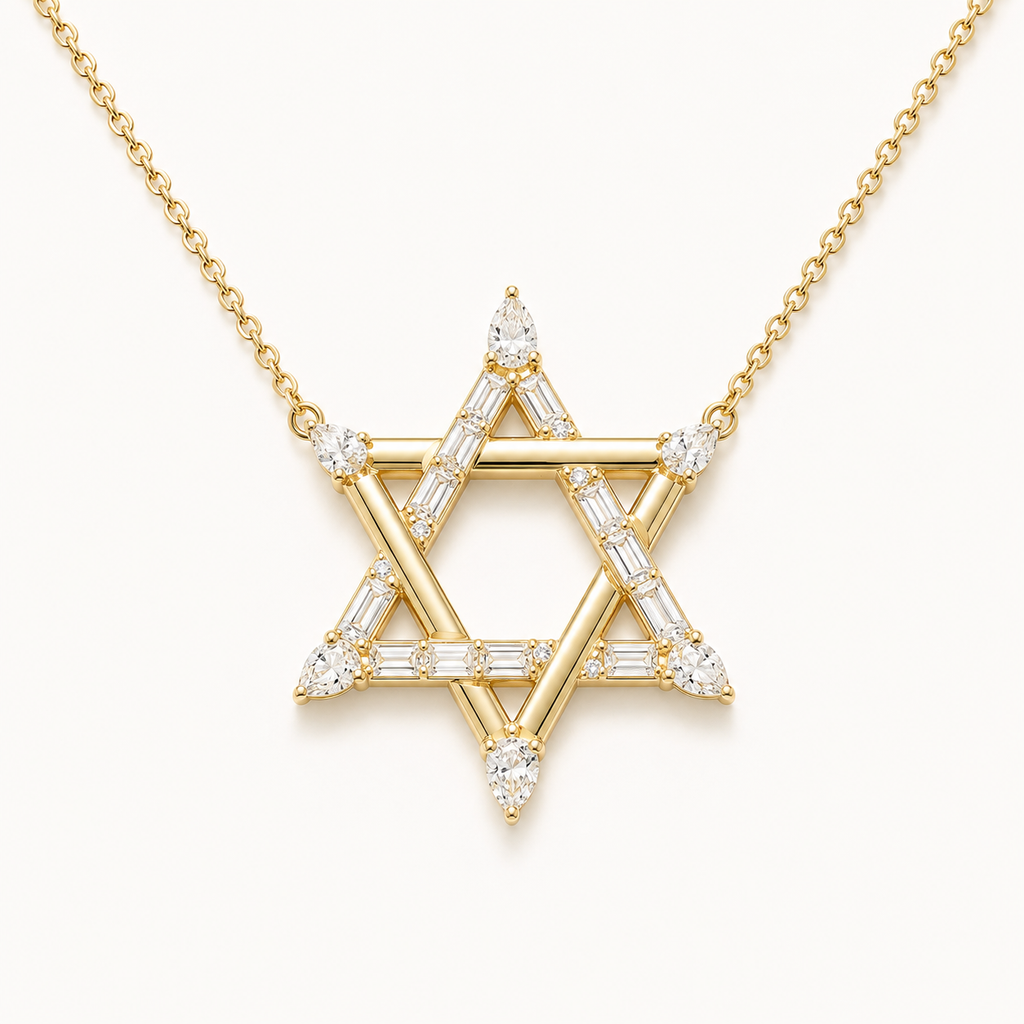 The Magen David Statement Necklace
