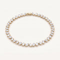 The Emora Tennis Bracelet mixed-cut diamond line bracelet, full view